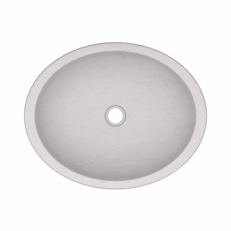 Tolosa NativeStone Drop-in/ Undermount Bathroom Sink - 19" x 16" x 4.75"