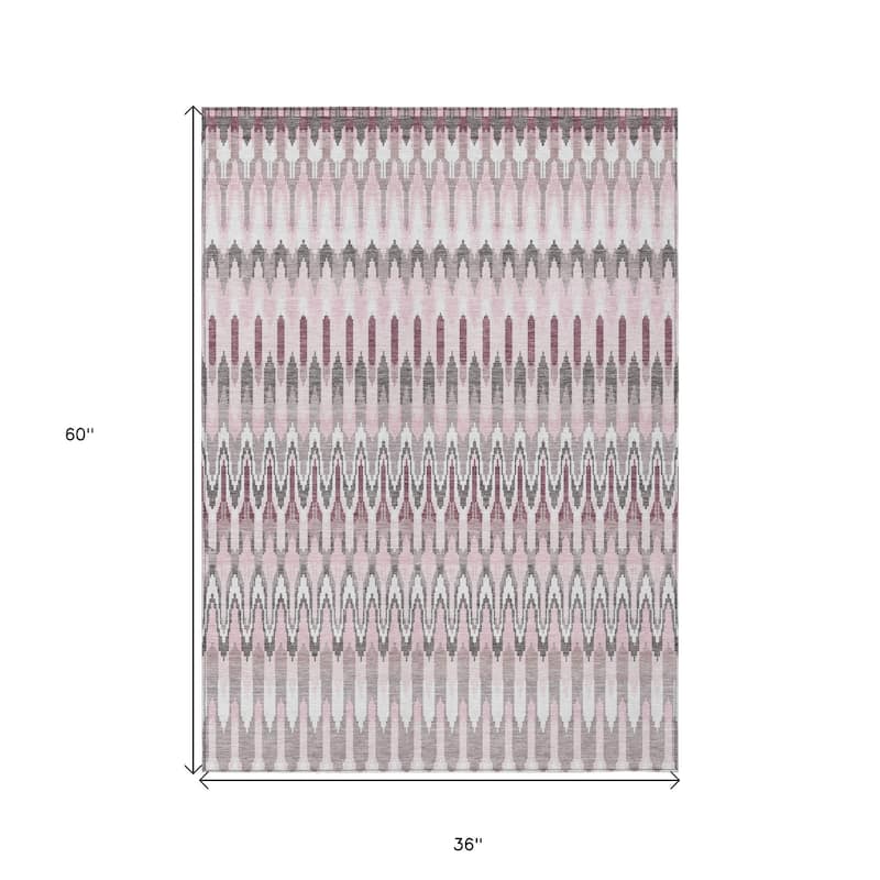 HomeRoots Southwestern Transitional Rectangle Outdoor Rug