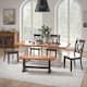 Option Antique Black Chairs and Bench