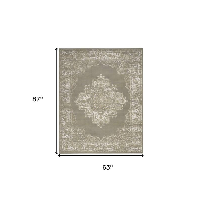 Power Loomed Distressed Durable Area Rug