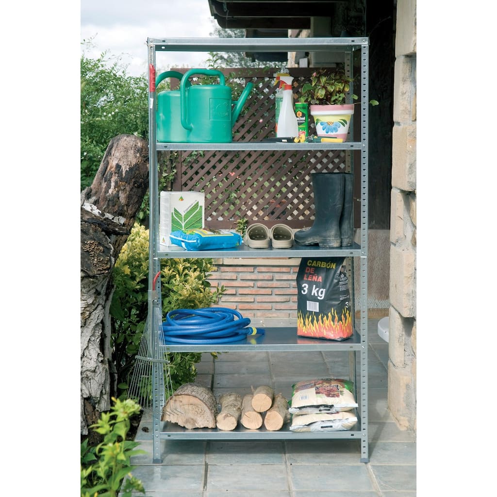 Ar Shelving Ultimate Rust-Proof Storage 1,000 lb for Patio, Commercial, Workshop and Garage - 39.4in.W x 16in.D x 76 in.H.