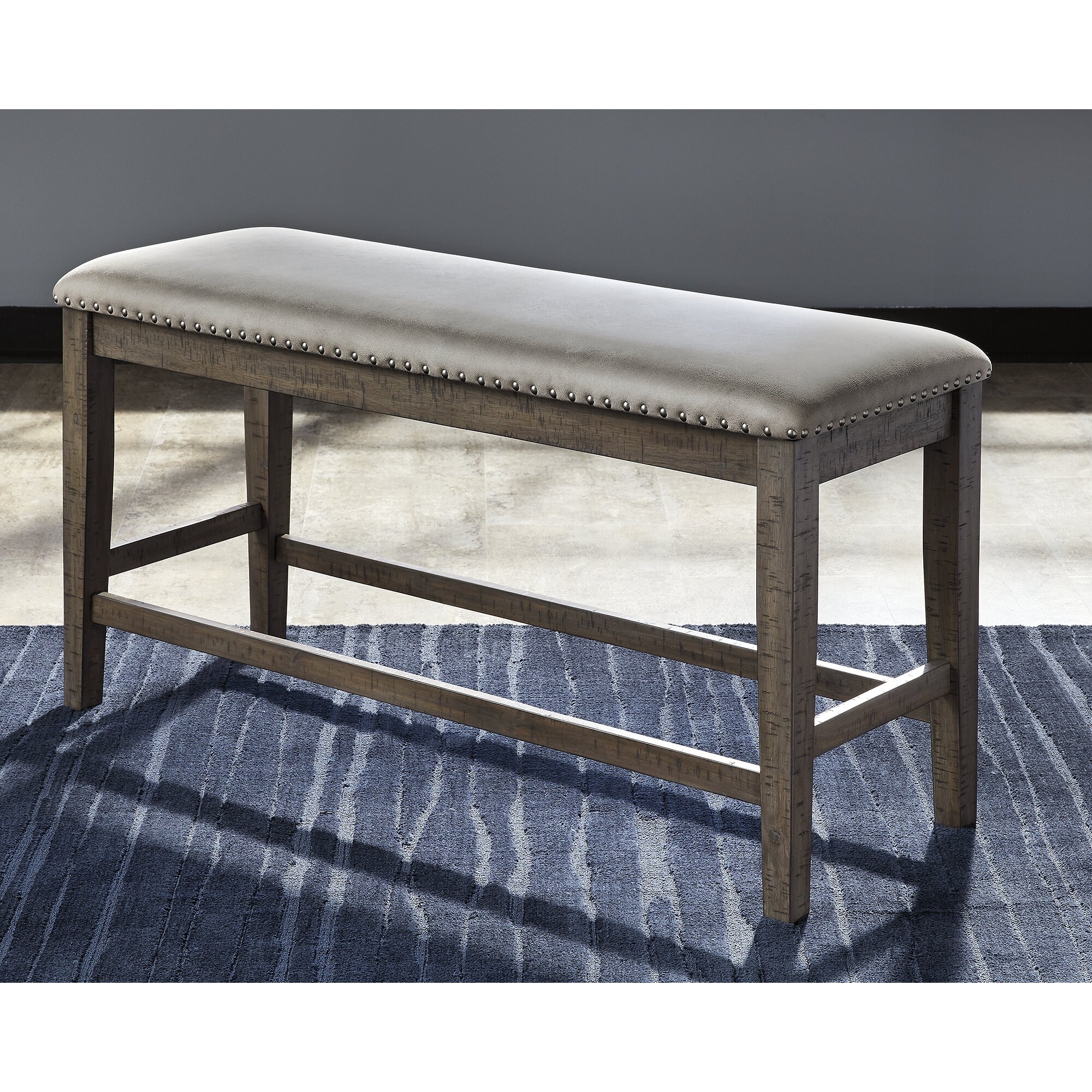 Standard Furniture Omaha Bench 48W x 17D x 19H Grey