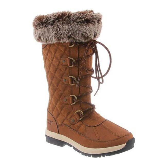 bearpaw kerri suede lace up boot with neverwet