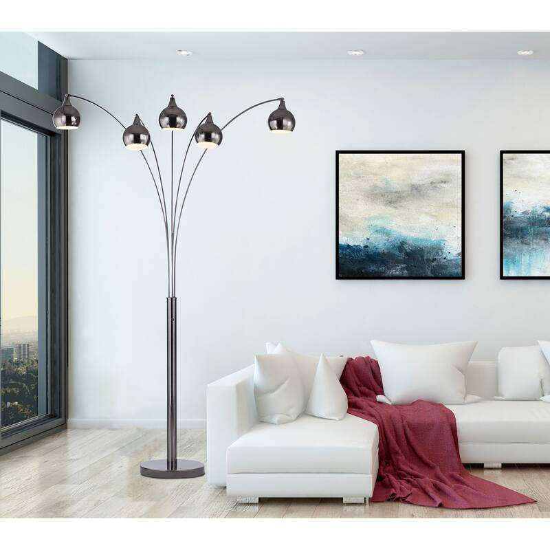 Amore 86" LED Arc Floor Lamp With Dimmer - 86
