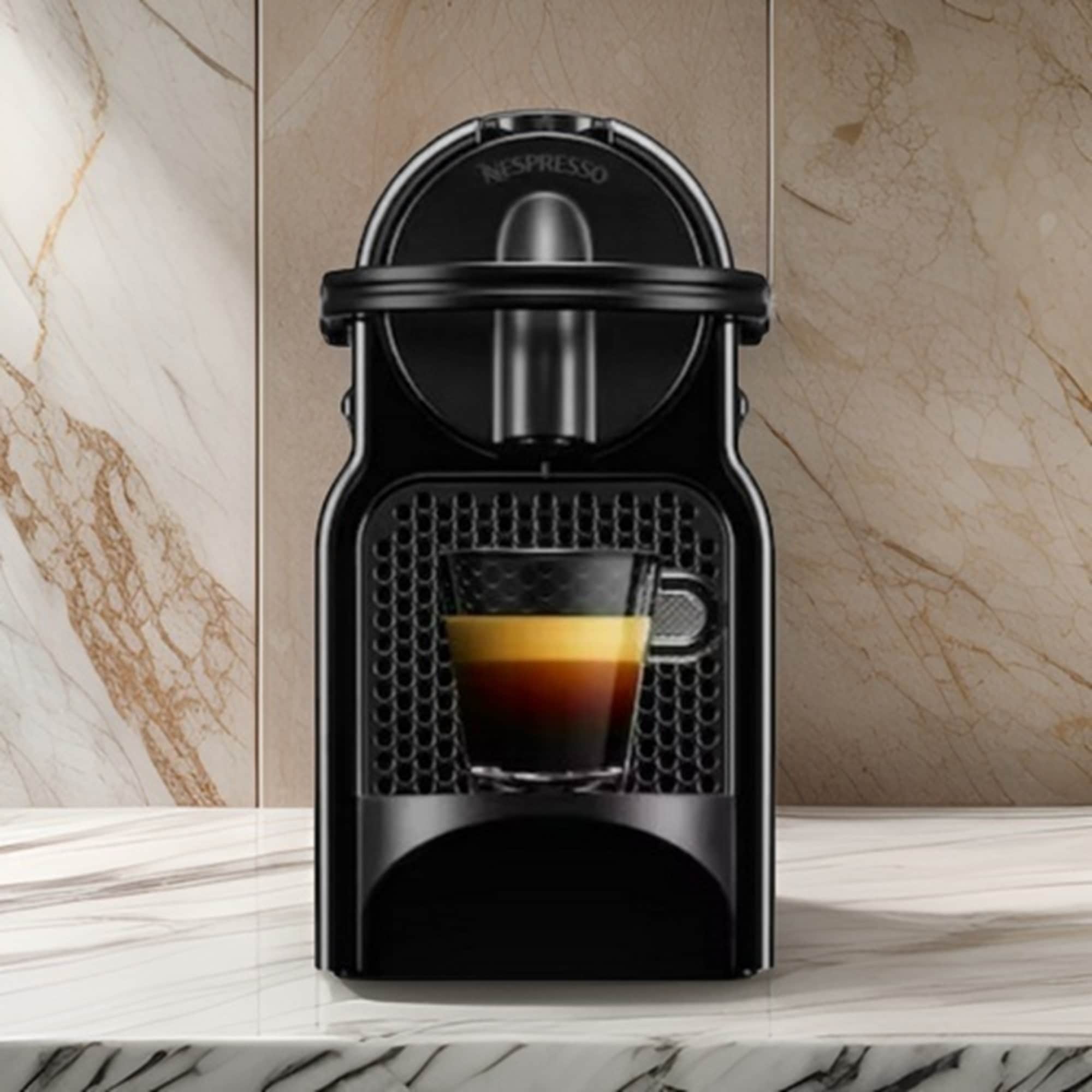 Nespresso Inissia 24 Ounce Espresso and Lungo Coffee Machine - Bed