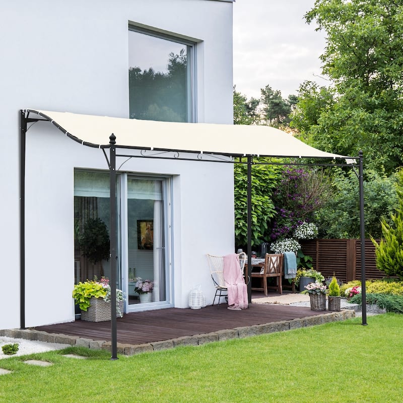 Outsunny Steel Outdoor Pergola Patio Canopy