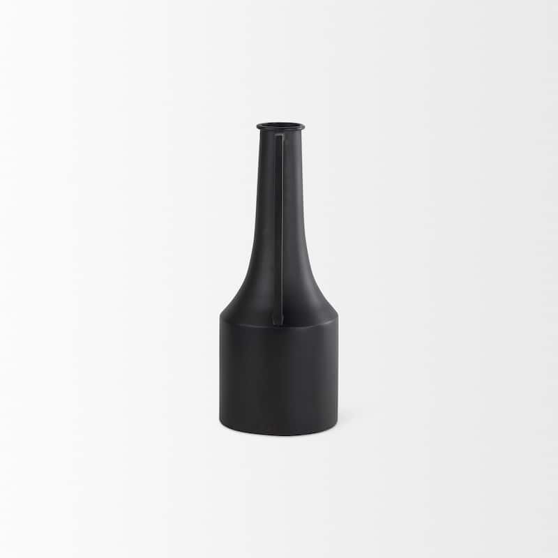 Aubrey Small Black Iron Flower Vase