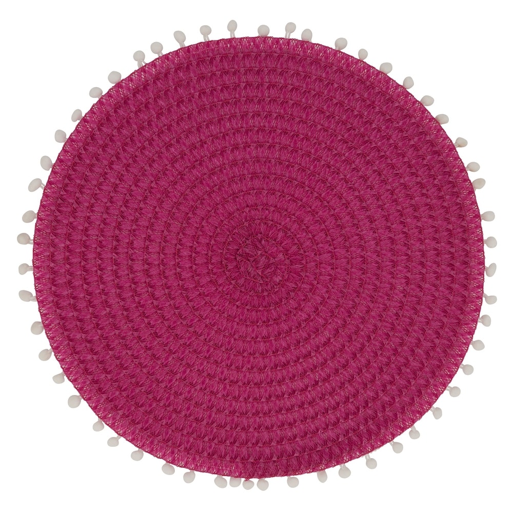 Pom Pom Design Placemats (Set of 4)