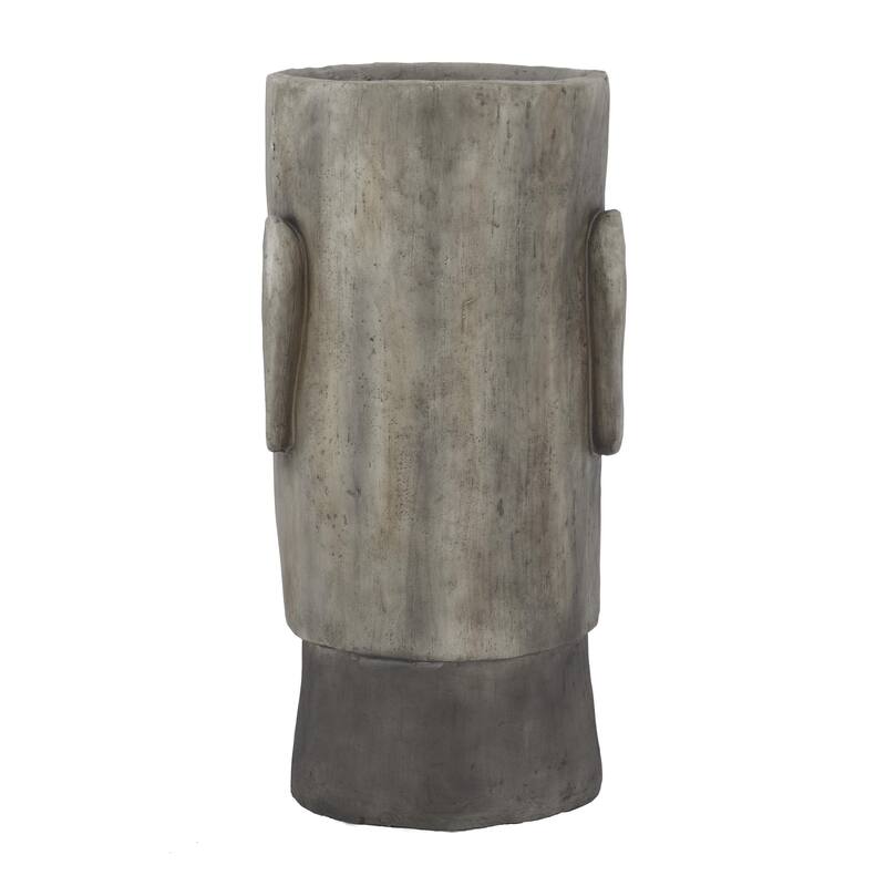Magnesium Oxide Easter Island Head Indoor Outdoor Planter - Brown or Dark Gray - Roche River Decor