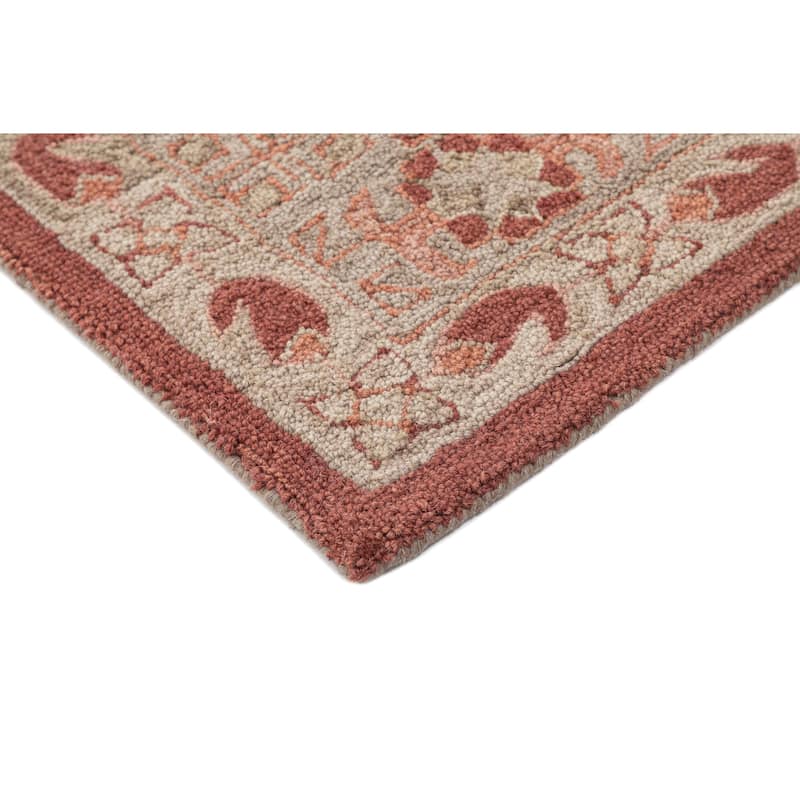 Terra by Obeetee Noble Sarah Red Rug