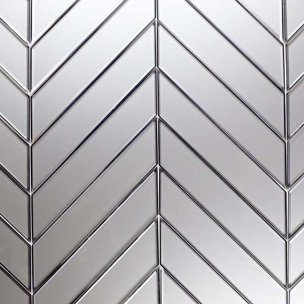 Miseno MT-WHSREMSET-SI Reflections - 3-3/4" x 11-3/4" Other Wall Tile - Matte Visual - Silver