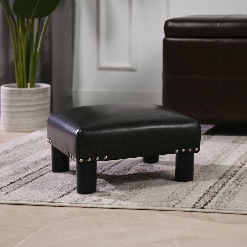 Jules 16" Square Footstool Ottoman