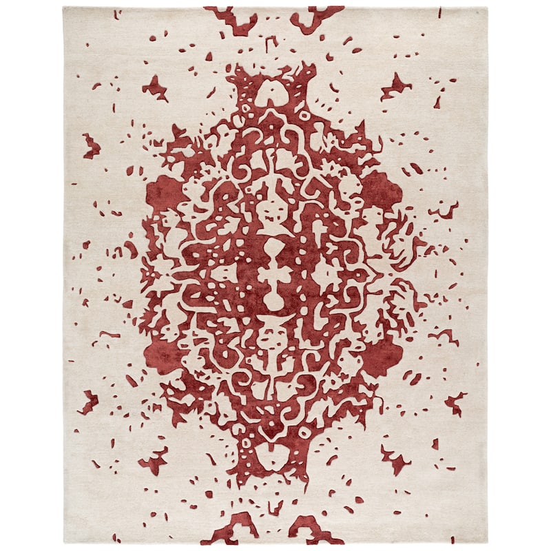 SAFAVIEH Handmade Fifth Roselette Avenue Modern Abstract Wool Rug