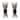 Duo Wall Scones Light Metal Spike Wall Sconce Black Color (Set of 2)