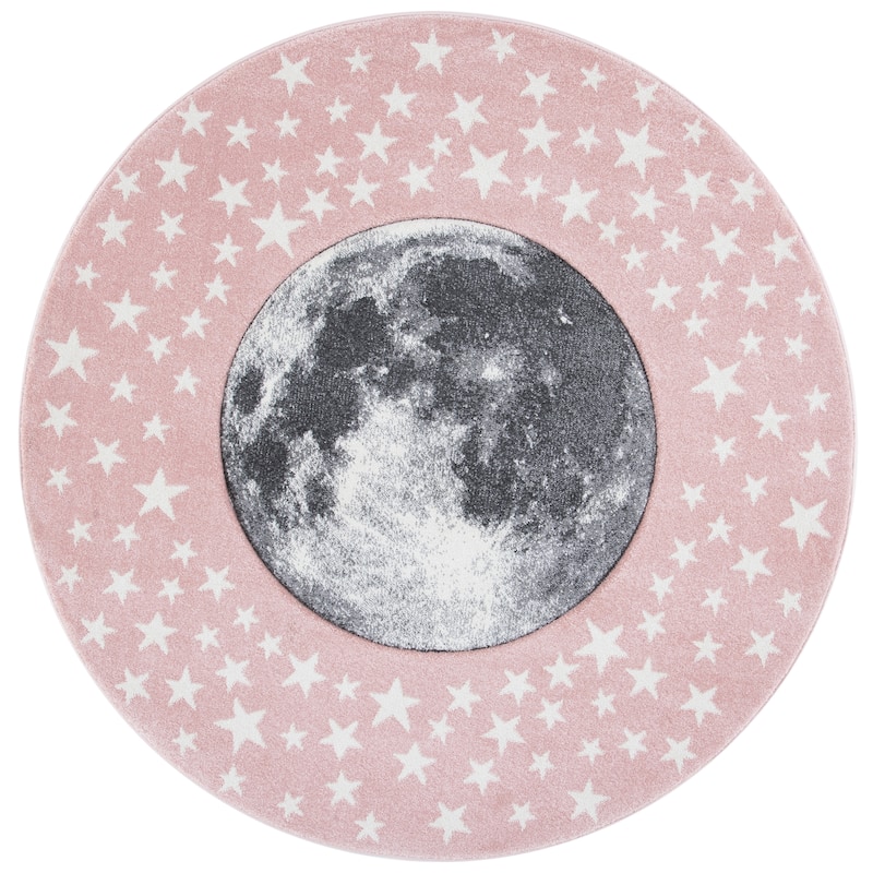 SAFAVIEH Carousel Kids Aine Moon Rug