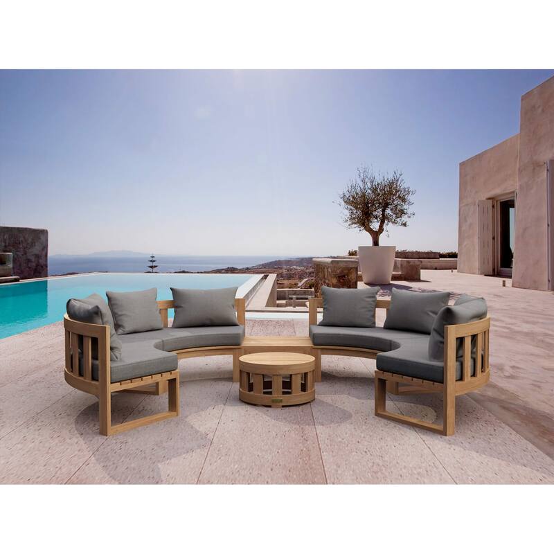 SET-811 Circular Modular Deep Seating Set