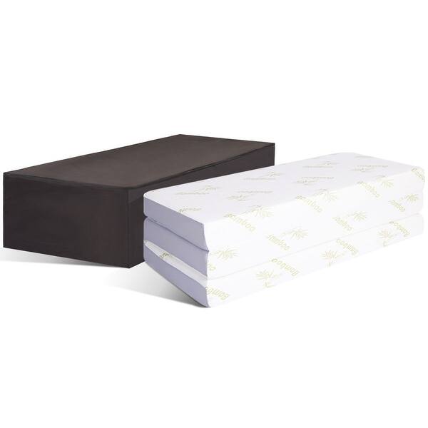 Shop Costway 6 Twin Full Queen Size Tri Folding Memory Mattress