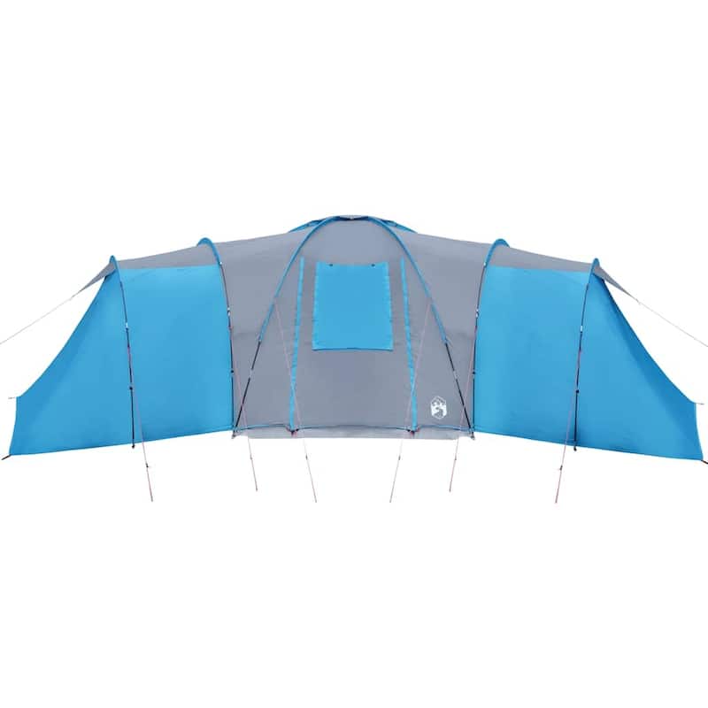 vidaXL Family Tent Dome 12-Person Green Waterproof - 330.7" x 283.5" x 78.7"