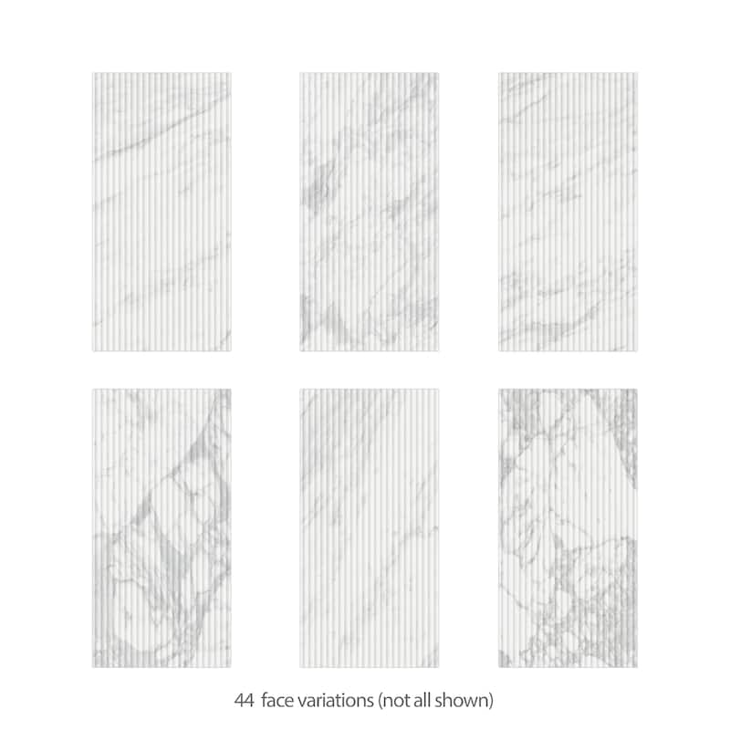 Merola Tile Reve Roseliere Deco Blanc 11-3/4" x 23-1/2" Porcelain Wall Tile