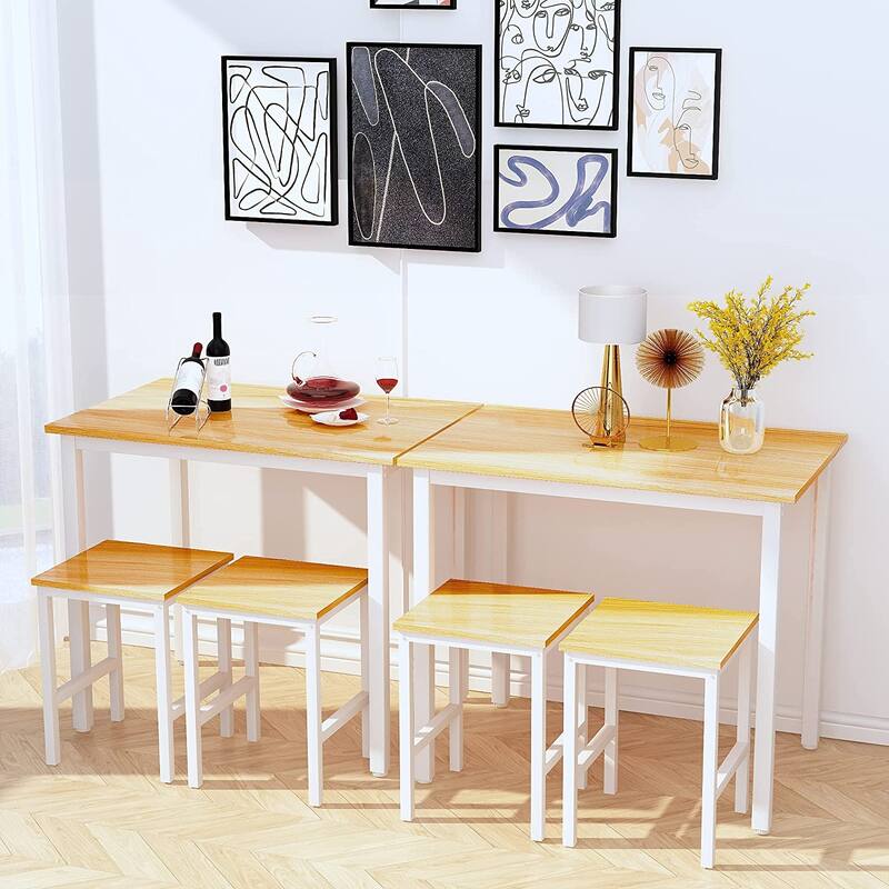 Small Dining Table Set for 2, Home Kitchen Furniture Perfect Choice, Compact and Durable, Easy Assembly