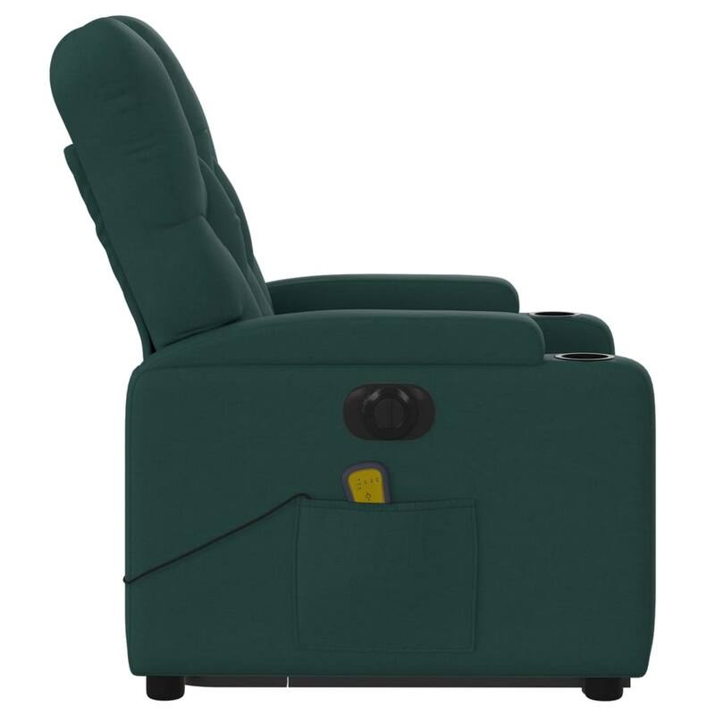 vidaXL Stand up Massage Recliner Chair Power Lift Wingback Armchair Fabric