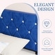 preview thumbnail 34 of 65, VECELO Upholstered Kids Bed Frame with Diamond Tufted Headoard,Twin Size Bed Set of 2