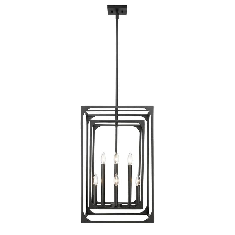 Easton 8 Light Chandelier - Matte Black