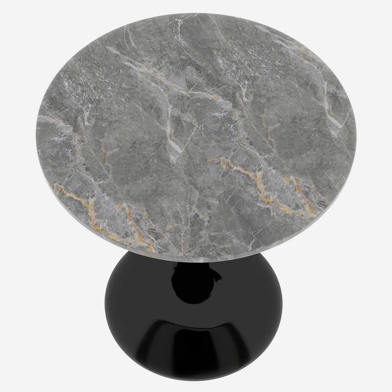 Mid-century modern style dining table accommodates 2 or 4 people