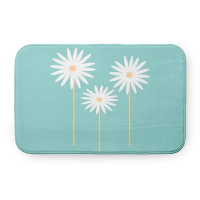 Floral Print Bathmat