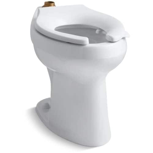 Shop Kohler K 4405 L Highline 1 28 Flushometer Bowl With Bedpan