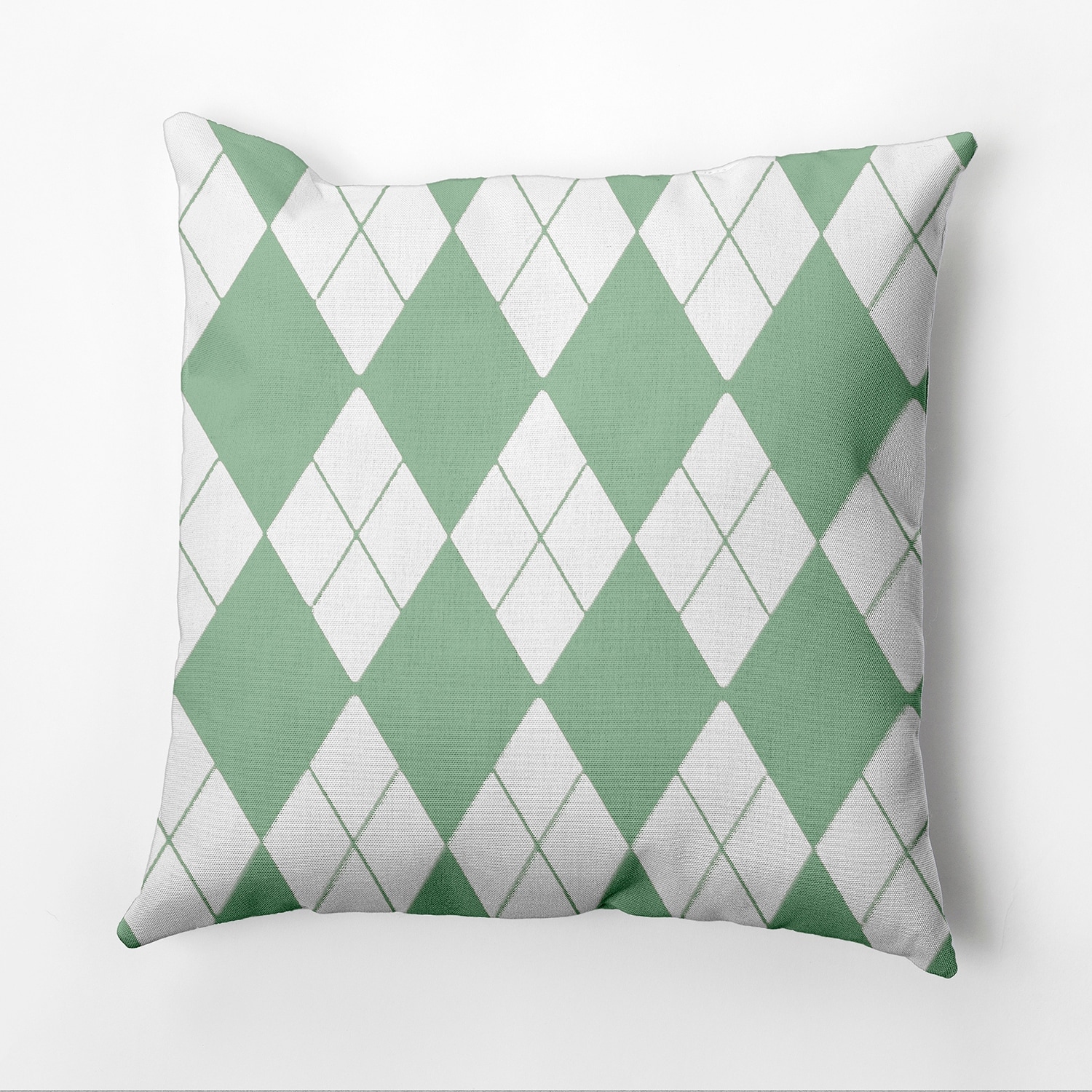Bright Geometric Argyle 18x18-inch Decorative Pillow
