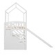 preview thumbnail 13 of 29, Friendly Design Twin Loft House Bed with Two Drawers and Slide, Maximized Space Saving, Health and Comfort