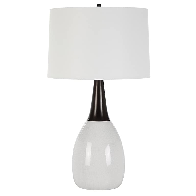 Uttermost Fralin White Table Lamp - 30.5'' H X 17'' W X 17'' D