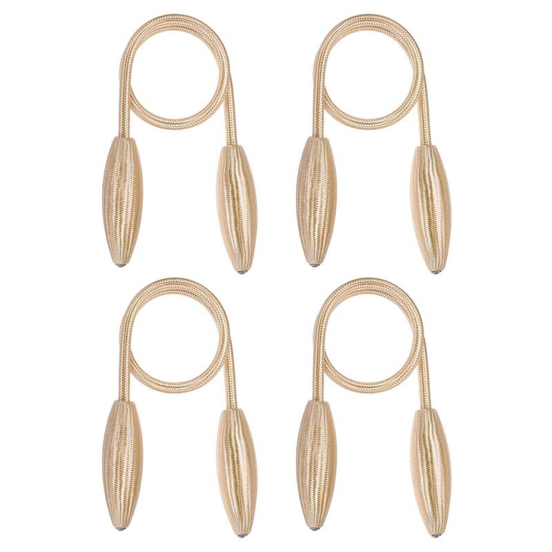 4Pcs Curtain Tiebacks Clips Decorative Window Drape Twist Tie Backs