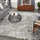 preview thumbnail 10 of 15, Nourison Luxurious Shag Plush Contemporary Abstract Area Rug 7' x 9' - Charcoal Grey - Rectangle
