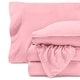 preview thumbnail 21 of 49, Bare Home Polar Fleece Deep Pocket Sheet Set Full - Light Pink