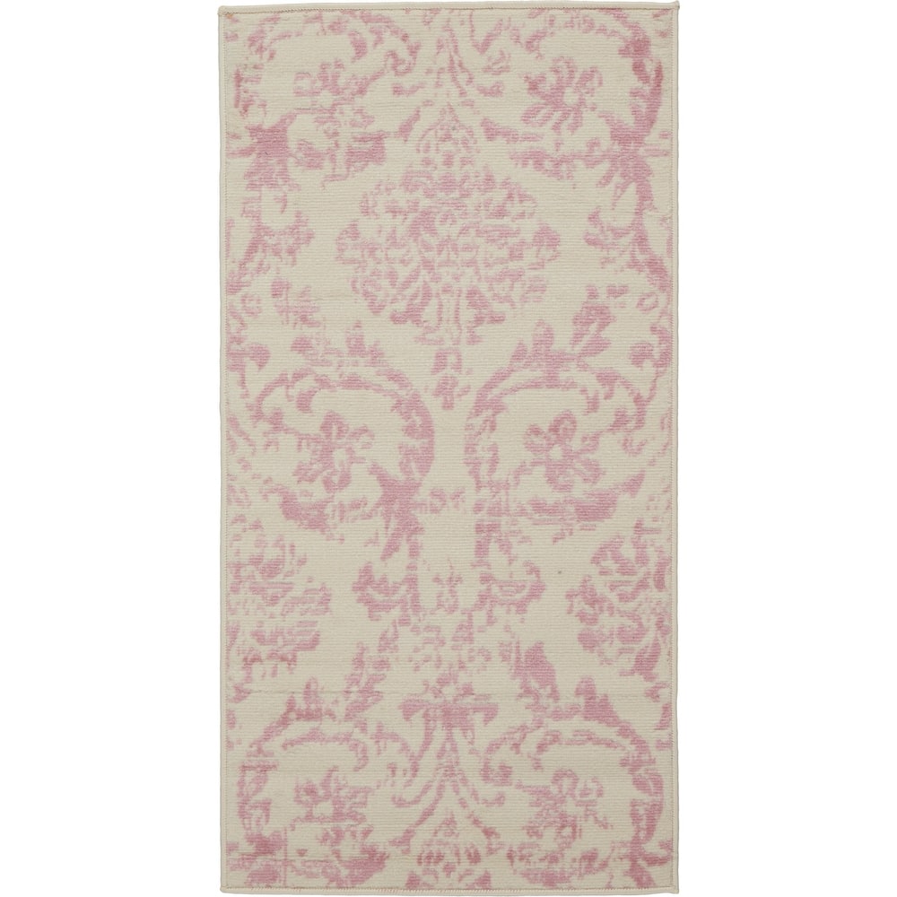 Nourison Jane Farmhouse Vintage Indoor only Damask Area Rug