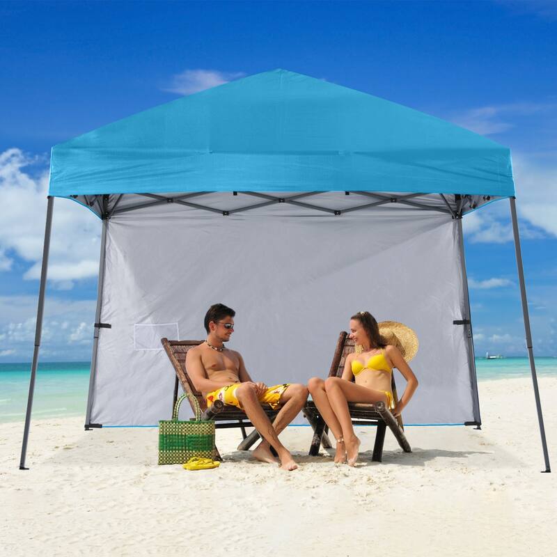 ABCCANOPY Stable Pop up Outdoor Canopy Tent with Sun Wall