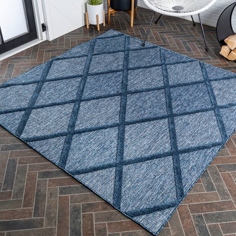 JONATHAN Y Talaia Diamond Trellis Indoor/Outdoor Area Rug