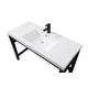 preview thumbnail 8 of 9, Elegant Lighting VF14548 Raya 48" Rectangular Iron Console Bathroom