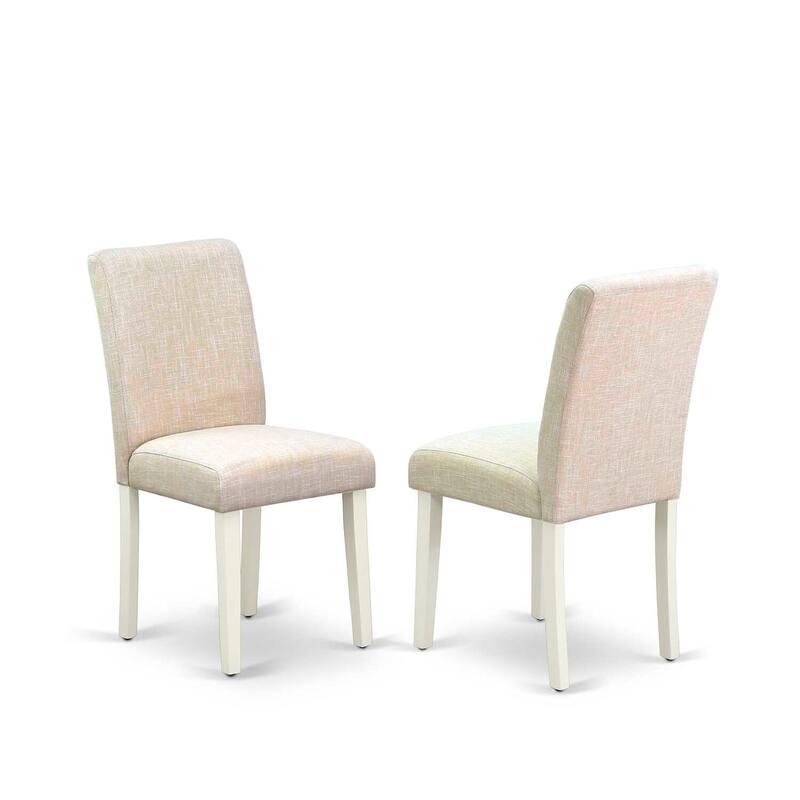 Retro Dining Set - 7 Piece Table & Chair Set - Solid Wood Parsons Chairs - Modern Kitchen Table - 72