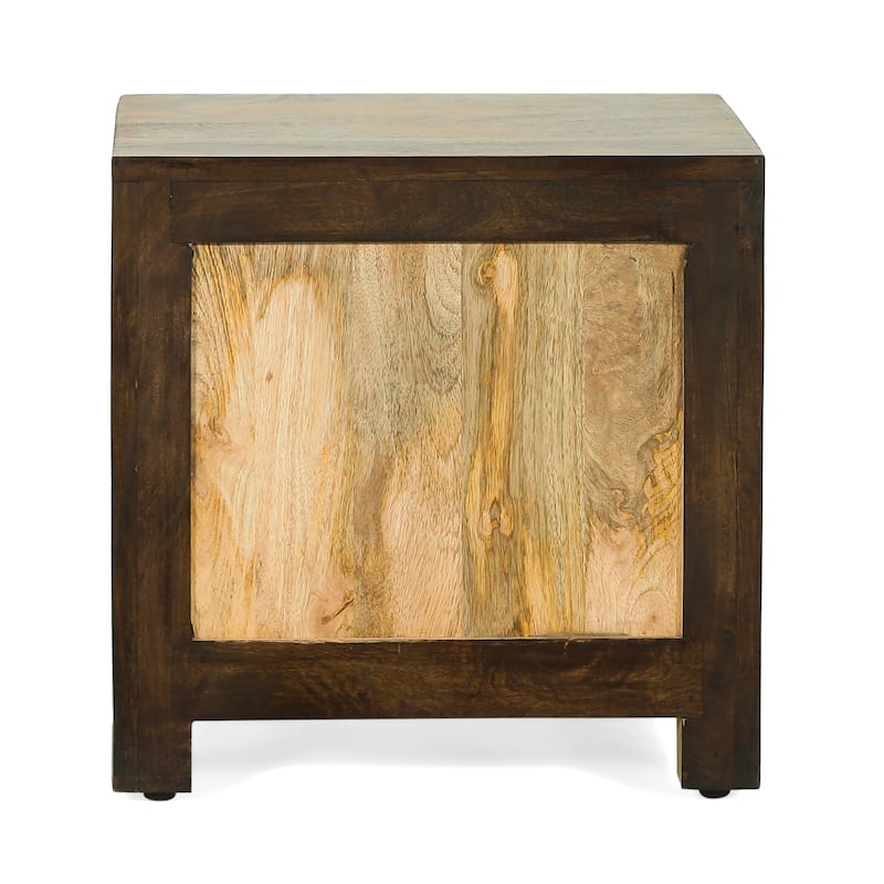 Farmhouse Square Solid Wood End Tables