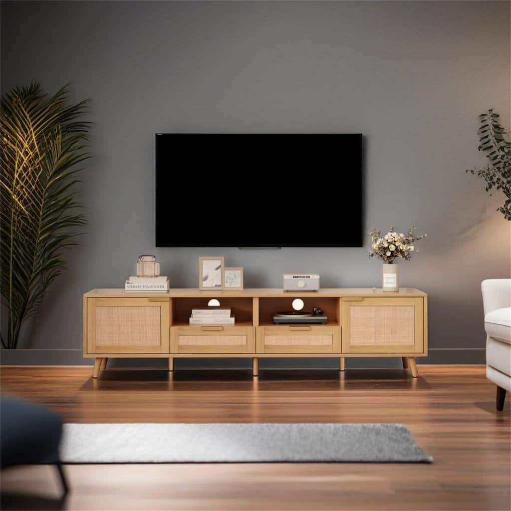 Rattan TV Stand
