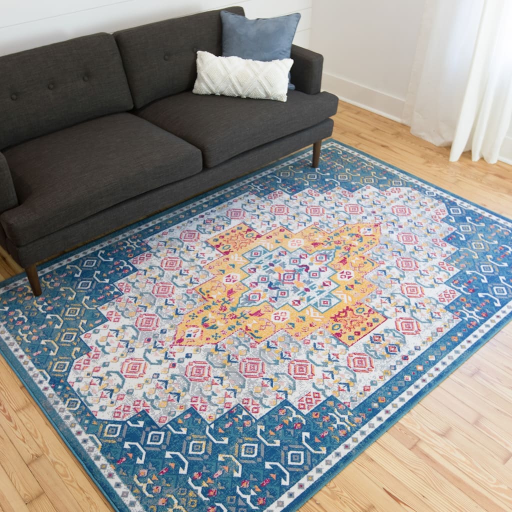 Semih Oriental Medallion Area Rug
