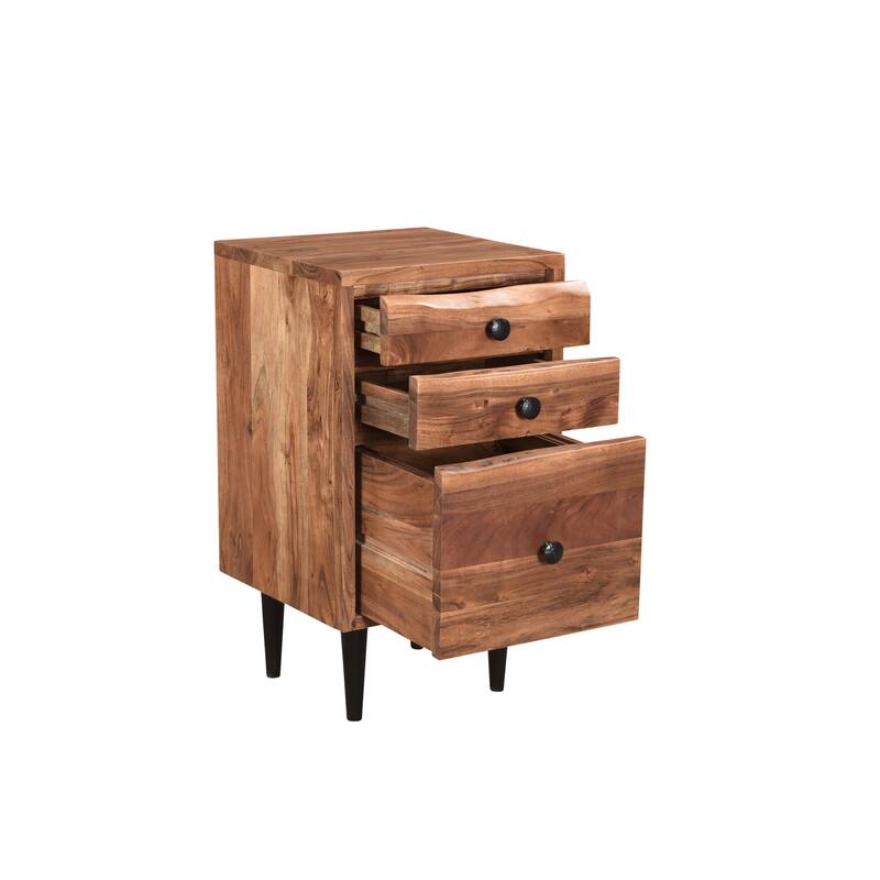 Sienna 2-piece Live Edge Solid Wood Desk Set