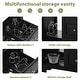 preview thumbnail 45 of 56, 30" bathroom vanity cabinet with ceramic basin, 3 drawers and adjustable shelves