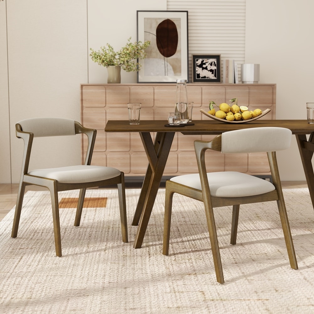 Upholstered Dining Chairs, Set of 2