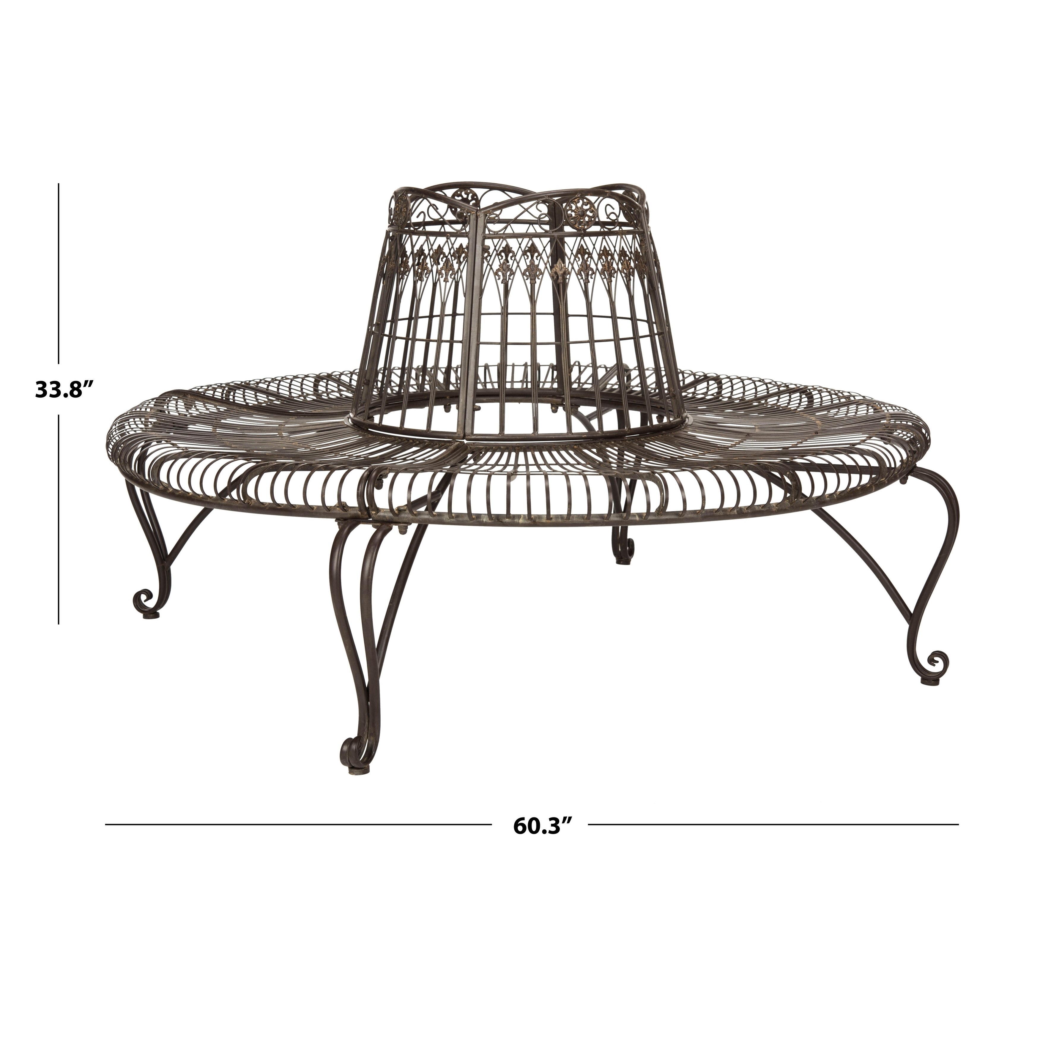Cast iron tree bench 2025