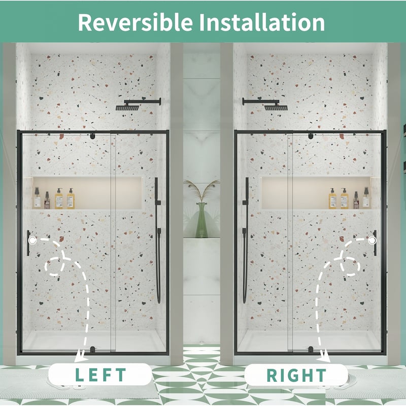 Versatile Pivot Swing Shower Door with Advanced Design for Enhanced Shower Experience