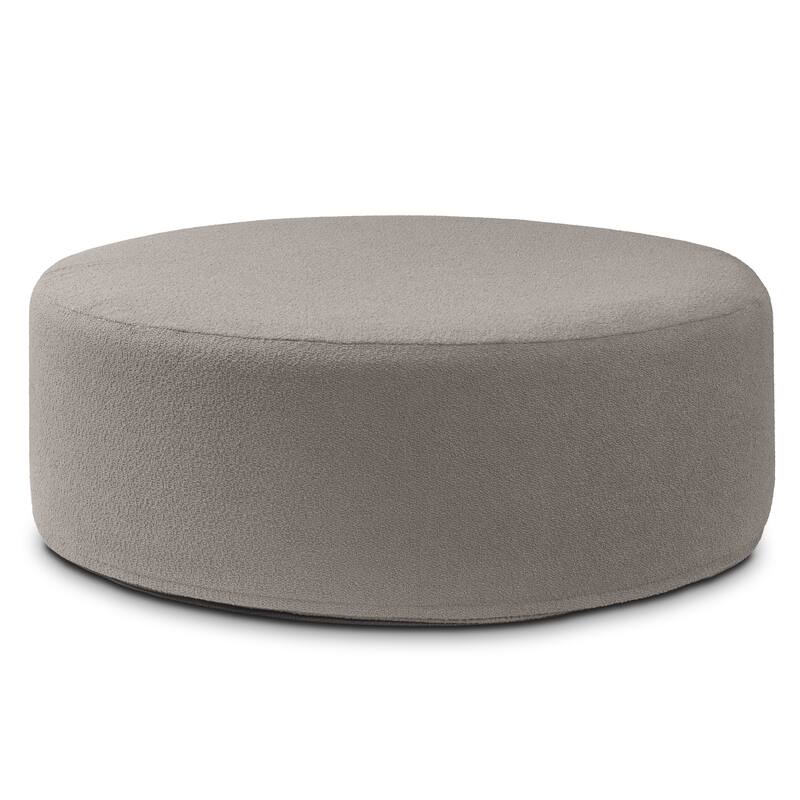 Jaxx Candler Round Couch Ottoman Large Coffee Table & Foot Rest